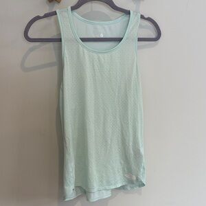 North Face Mint Racerback Athletic Tank Top Small S